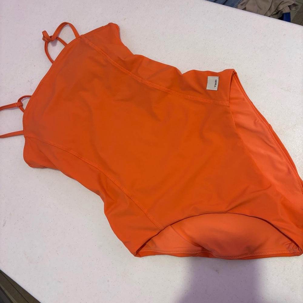 Vuori vibrant swim suit one piece in orange